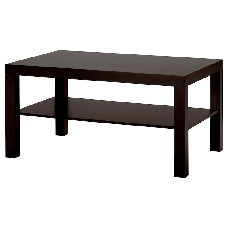 Coffee table, black-brown