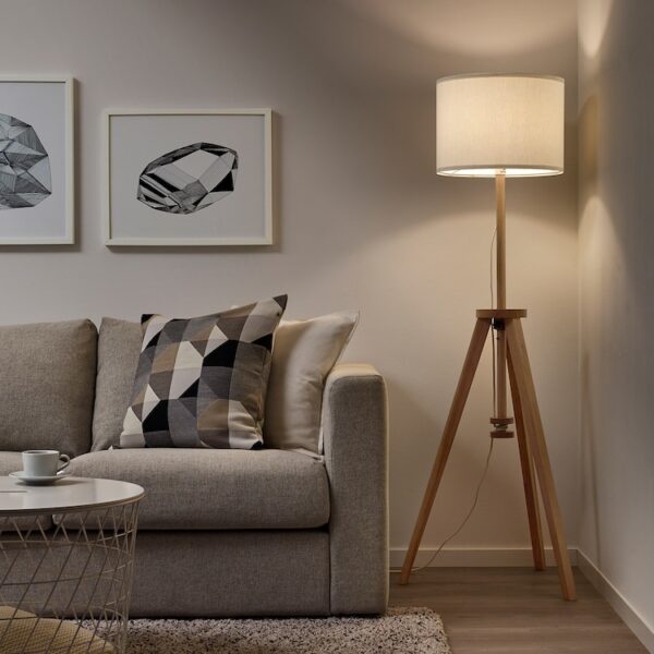 Floor lamp, ash/white - Image 3