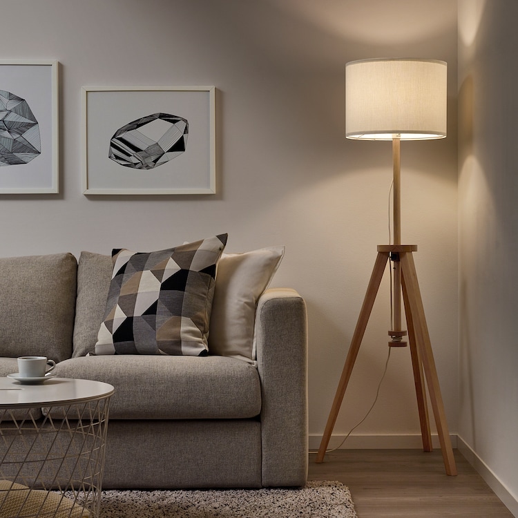 Floor lamp, ash/white - Image 3