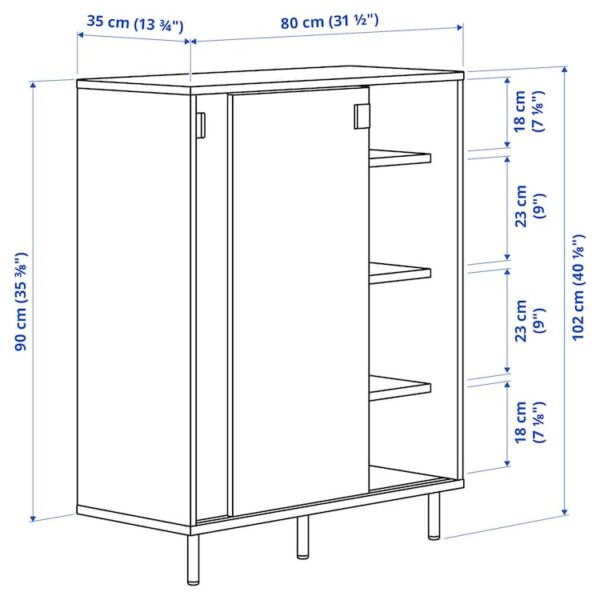 Shoe cabinet/storage, white - Image 4