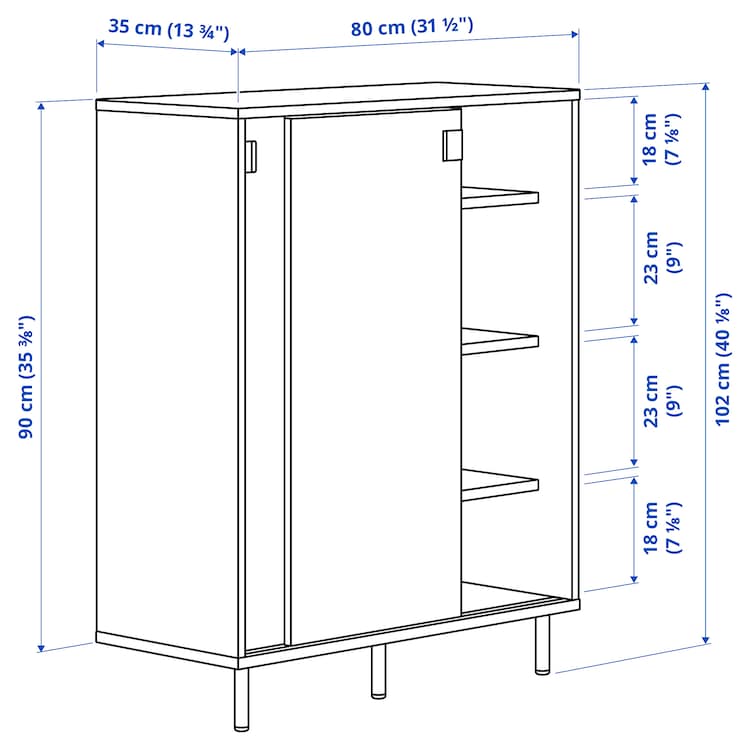 Shoe cabinet/storage, white - Image 4