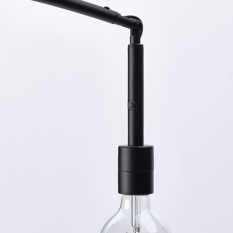 Floor lamp base, arched, black - Image 3