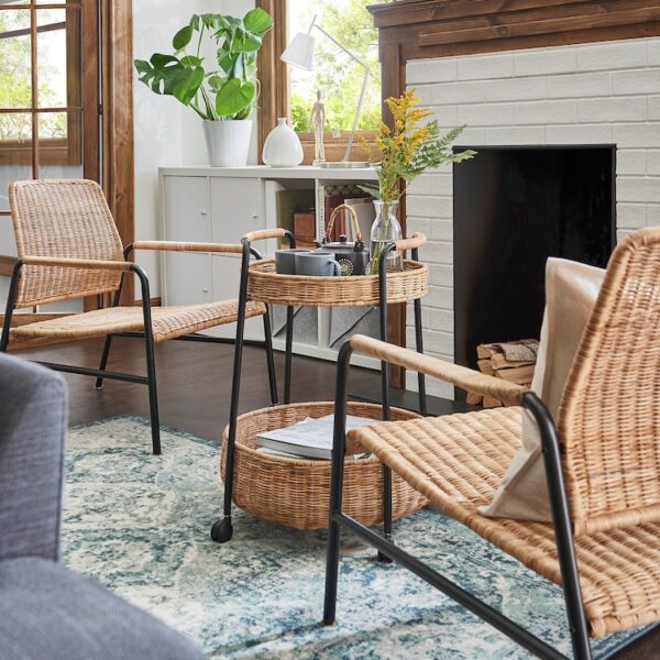 Armchair, rattan - Image 2