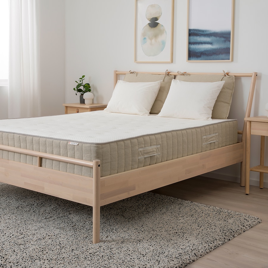 Pocket sprung mattress, extra firm/natural, 180x200 cm - Image 2