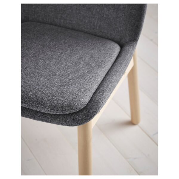 Chair, birch/Gunnared medium grey - Image 2
